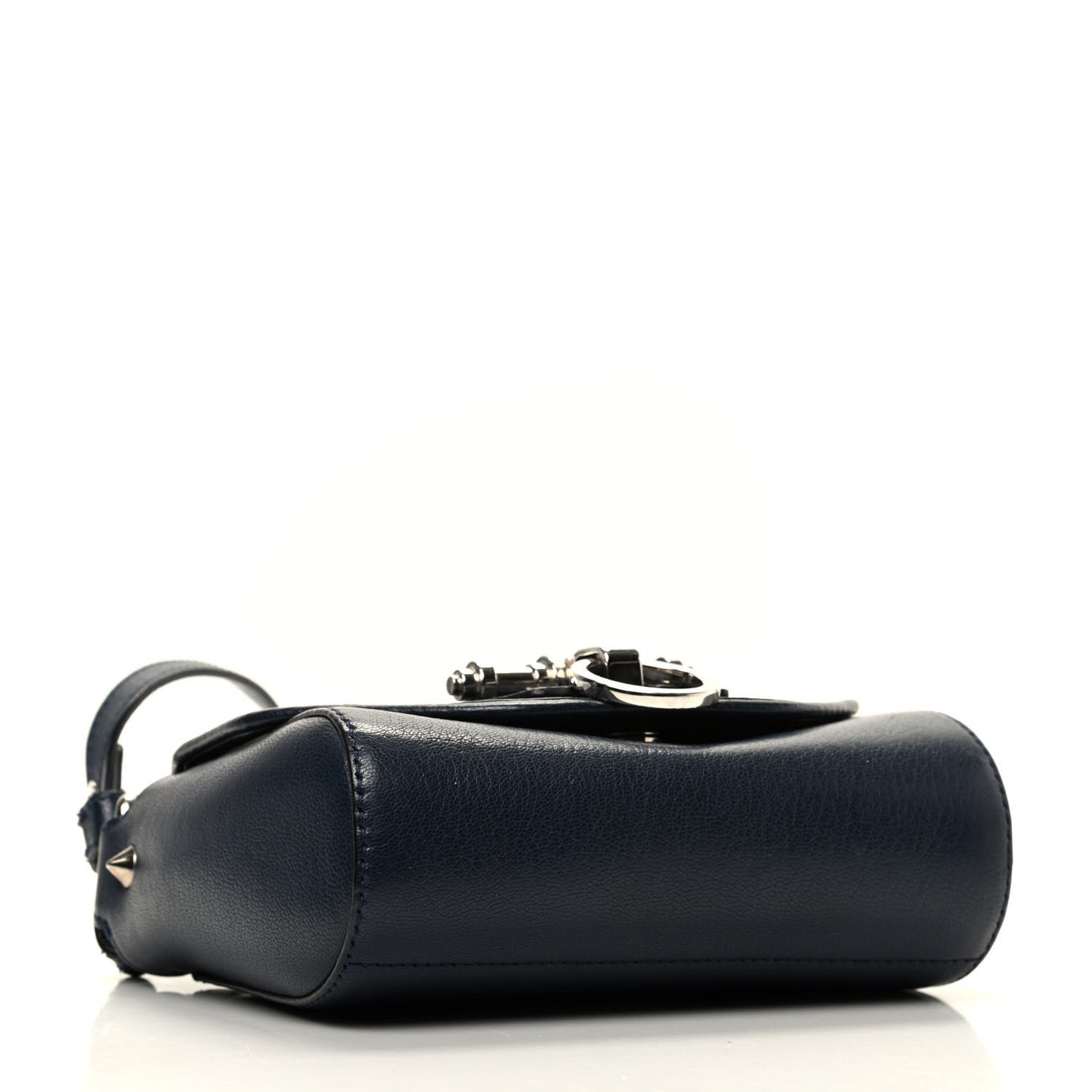 Sugar Goatskin Obsedia Shoulder Bag Navy