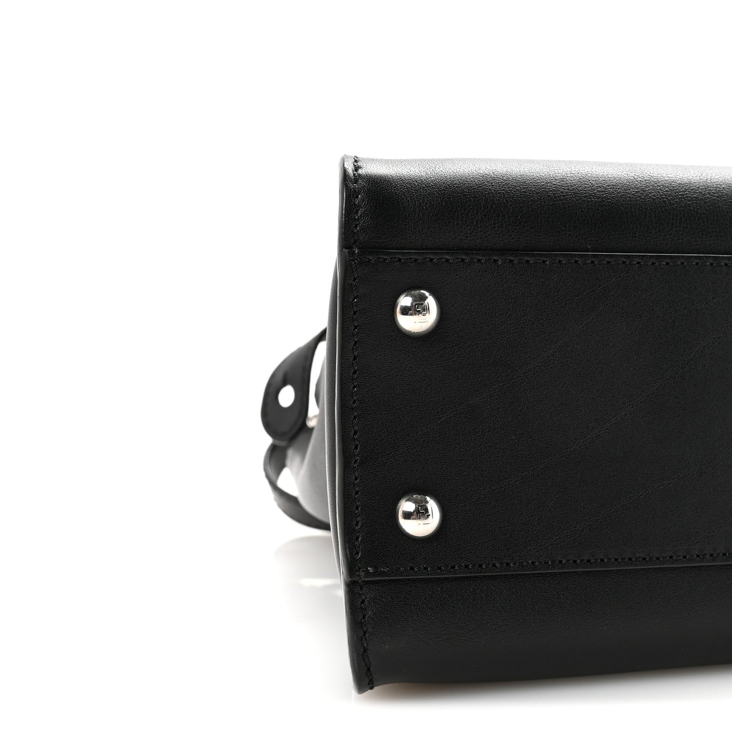 Vitello Seta Snakeskin Crocodile Monster Eyes Medium Peekaboo Iconic Satchel Black Girasole