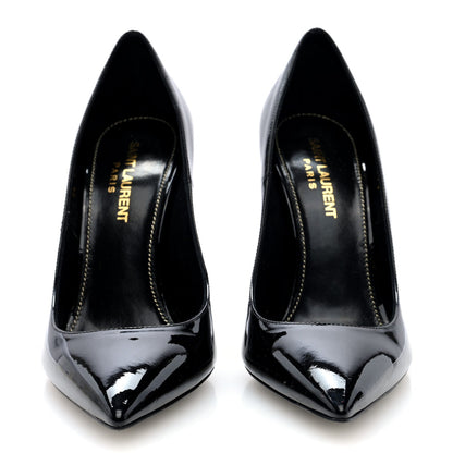 Saint Laurent Patent Calfskin Opyum 110 Pumps 36.5 Black 2 of 7
