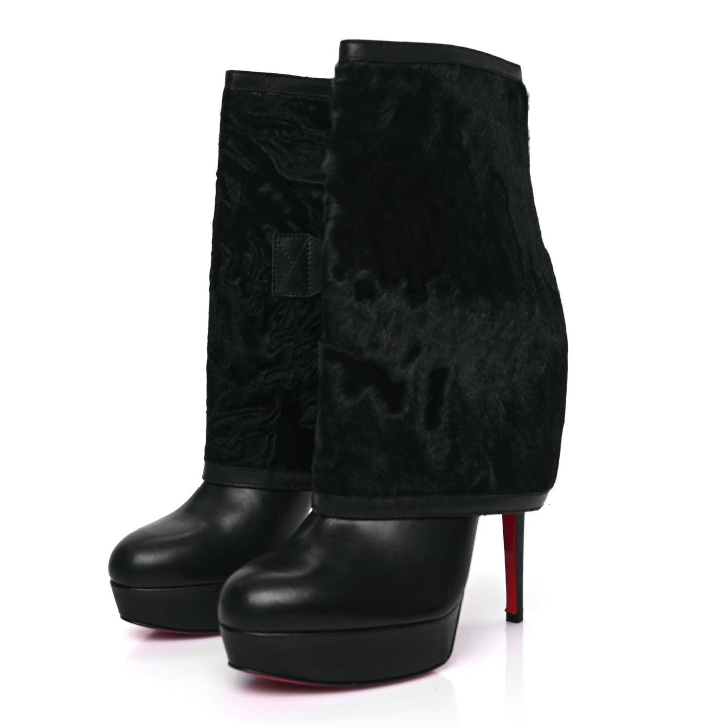 Calfskin Karkoul Armony 140 Ankle Boots 39 Black