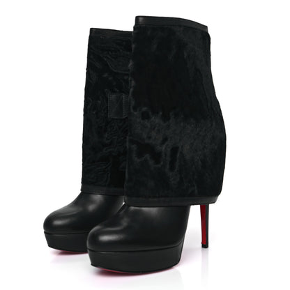 Christian Louboutin Calfskin Karkoul Armony 140 Ankle Boots 39 Black 4 of 9