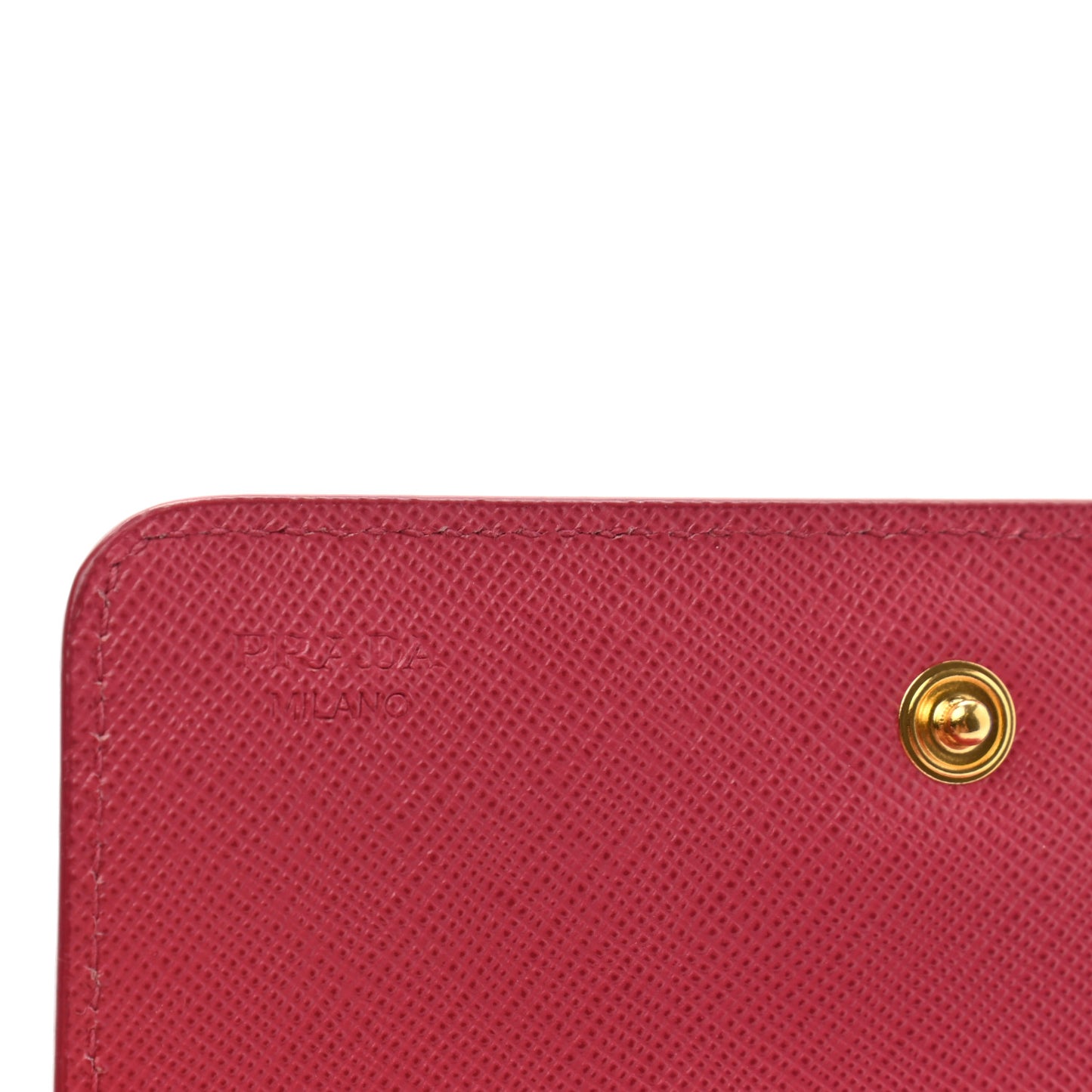 Saffiano Metal Flap Wallet Peonia