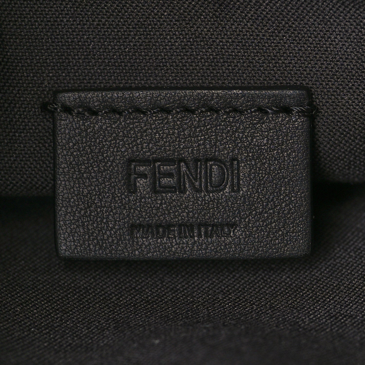 Fendi Vitello Soft F is Fendi Bi-Color FF 1974 Embossed Envelope Wallet On Chain with Pouches Maya Black 7 of 7