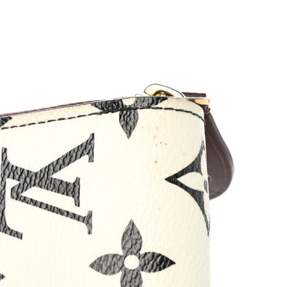 Louis Vuitton Calfskin Monogram Gamma Zippy Wallet White Chocolate 5 of 8
