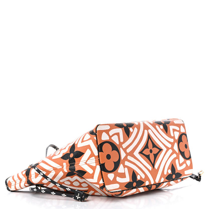 Louis Vuitton Monogram Giant Crafty Neverfull MM Creme Caramel 4 of 15