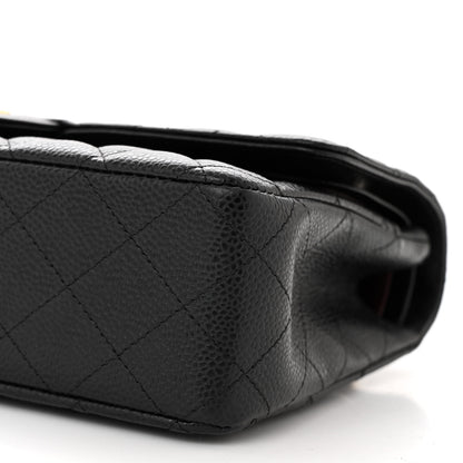 Chanel Caviar Quilted Medium Double Flap Black 10 of 10