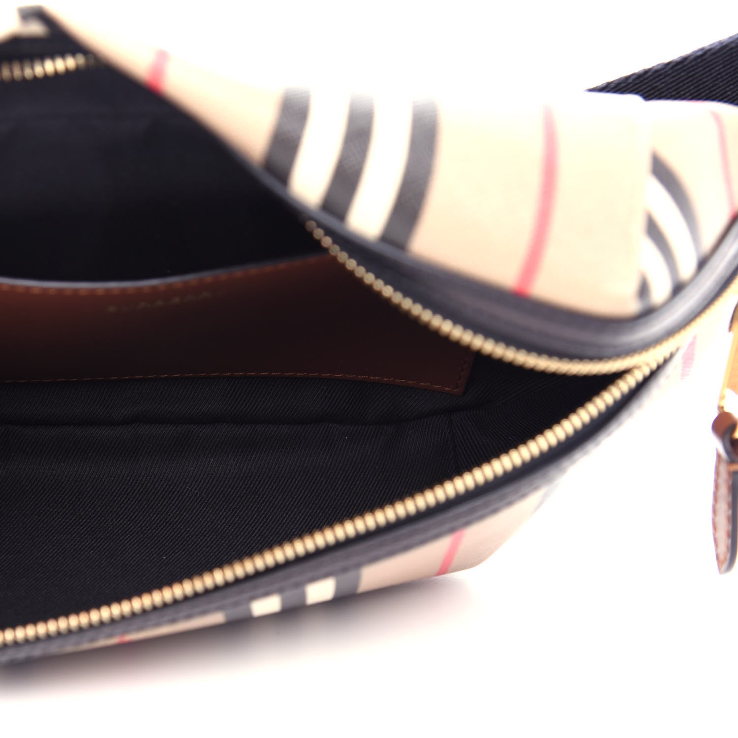 Burberry E-Canvas Icon Stripe Sonny Bum Bag Archive Beige 5 of 9