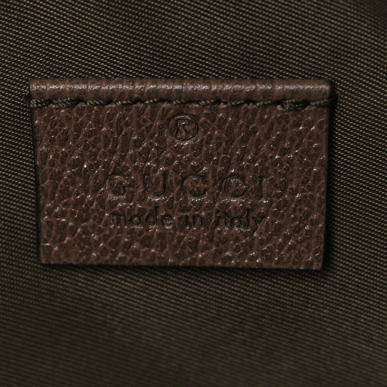 Gucci GG Supreme Monogram Textured Calfskin Web Large Ophidia Cosmetic Case Beige Ebony New Acero 6 of 10