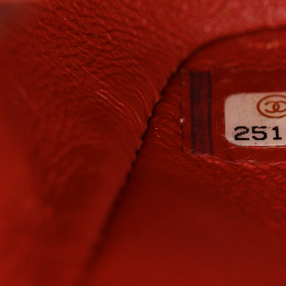 Chanel Caviar Quilted Mini Rectangular Flap Red 7 of 10
