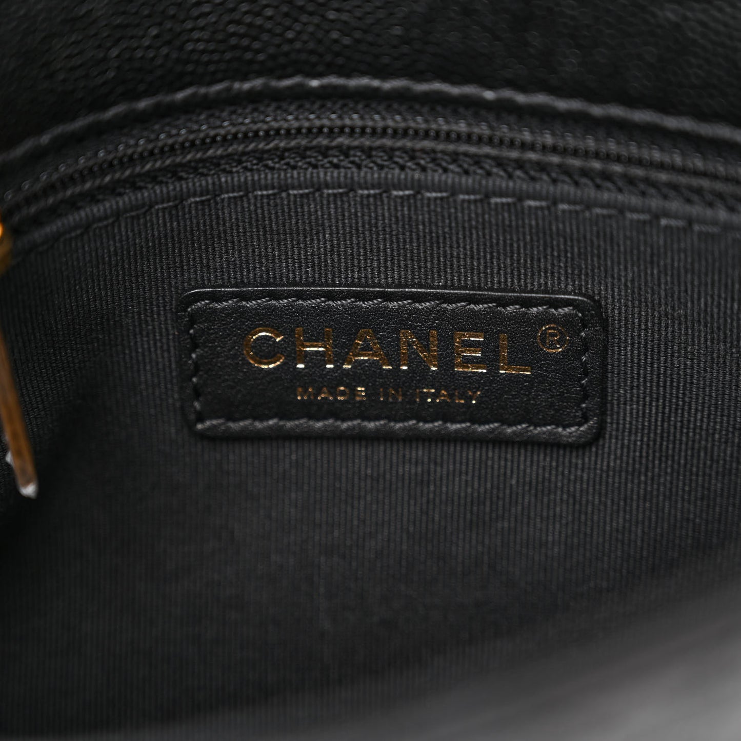 Caviar Quilted Mini CC You Flap Black
