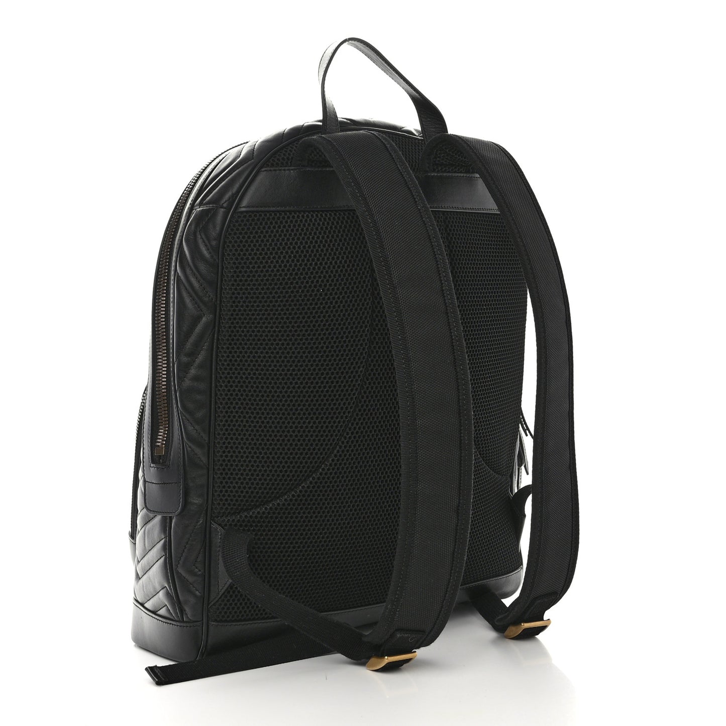 Calfskin Matelasse GG Marmont Day Backpack Black