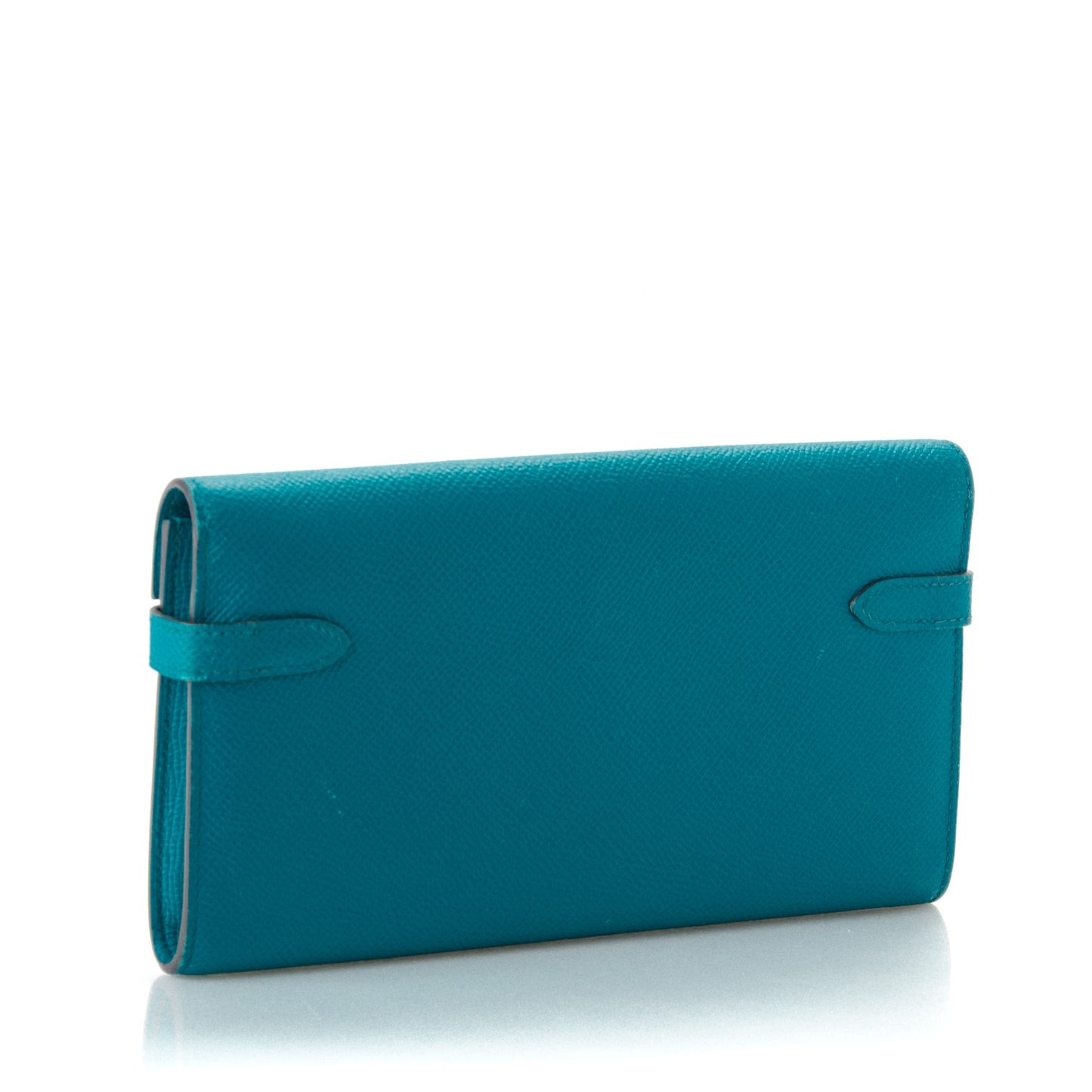 Epsom Kelly Longue Wallet Bleu Izmir