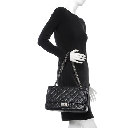 Chanel Aged Calfskin Quilted 2.55 Reissue 227 Flap Black 3 of 10