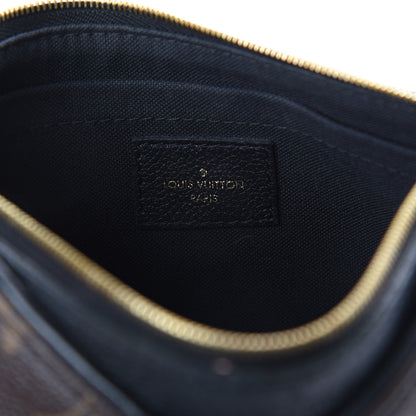 Louis Vuitton Monogram Pallas Clutch Black 5 of 8