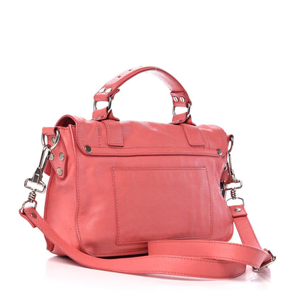 Proenza Schouler Lambskin Tiny PS1 Satchel Hibiscus 2 of 11