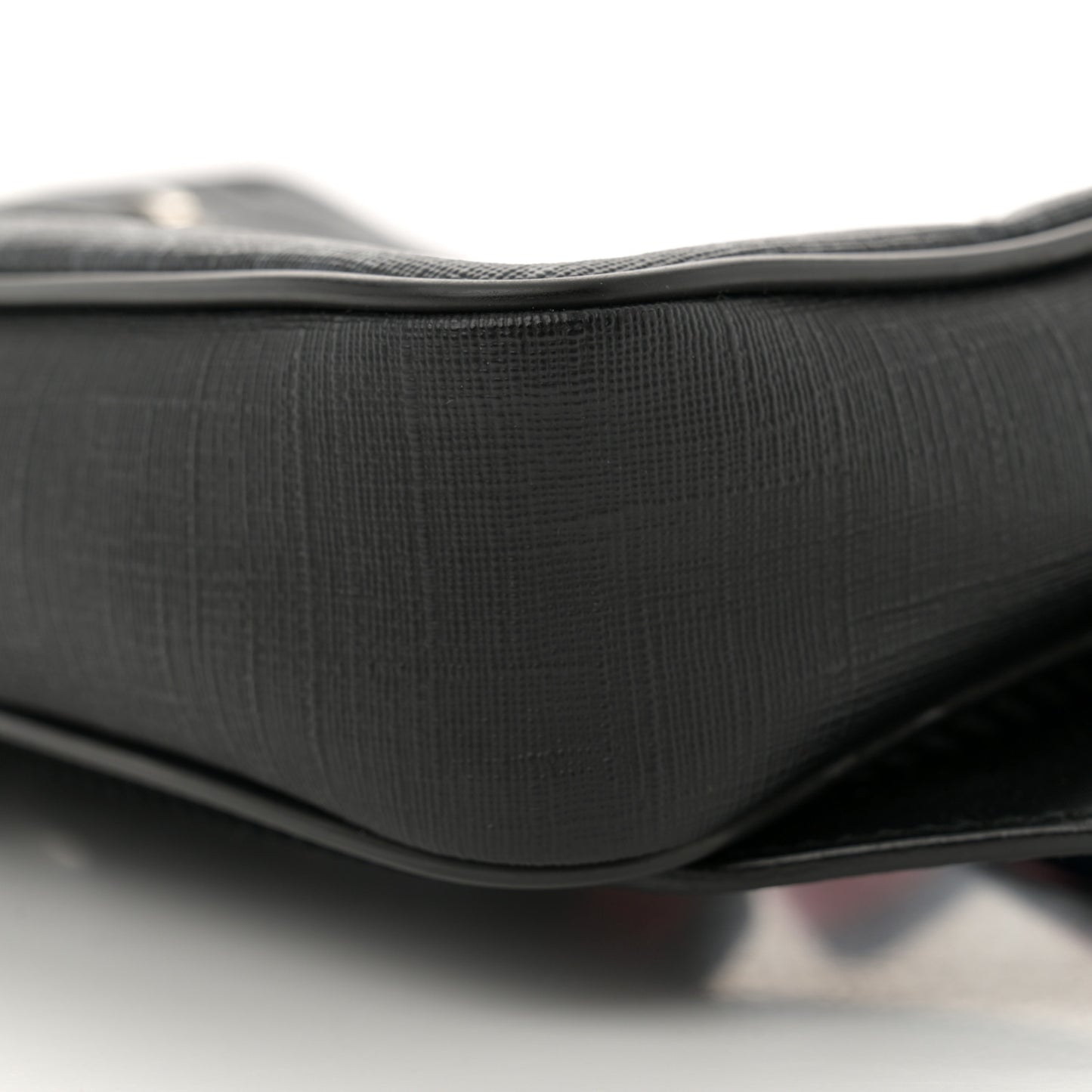Soft GG Supreme Monogram Web Belt Bag Black Grey