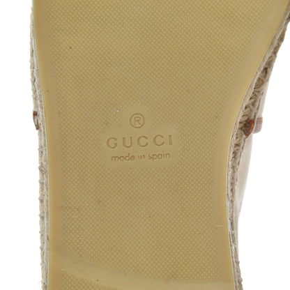 Gucci Canvas Worldwide Mens Espadrilles 7.5 Raw Cognac 7 of 14