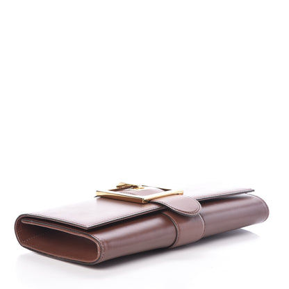 Gucci Calfskin Lady Buckle Clutch Brown 4 of 9