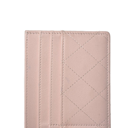 Chanel Patent Quilted Large Flap Wallet Pink 17 of 24