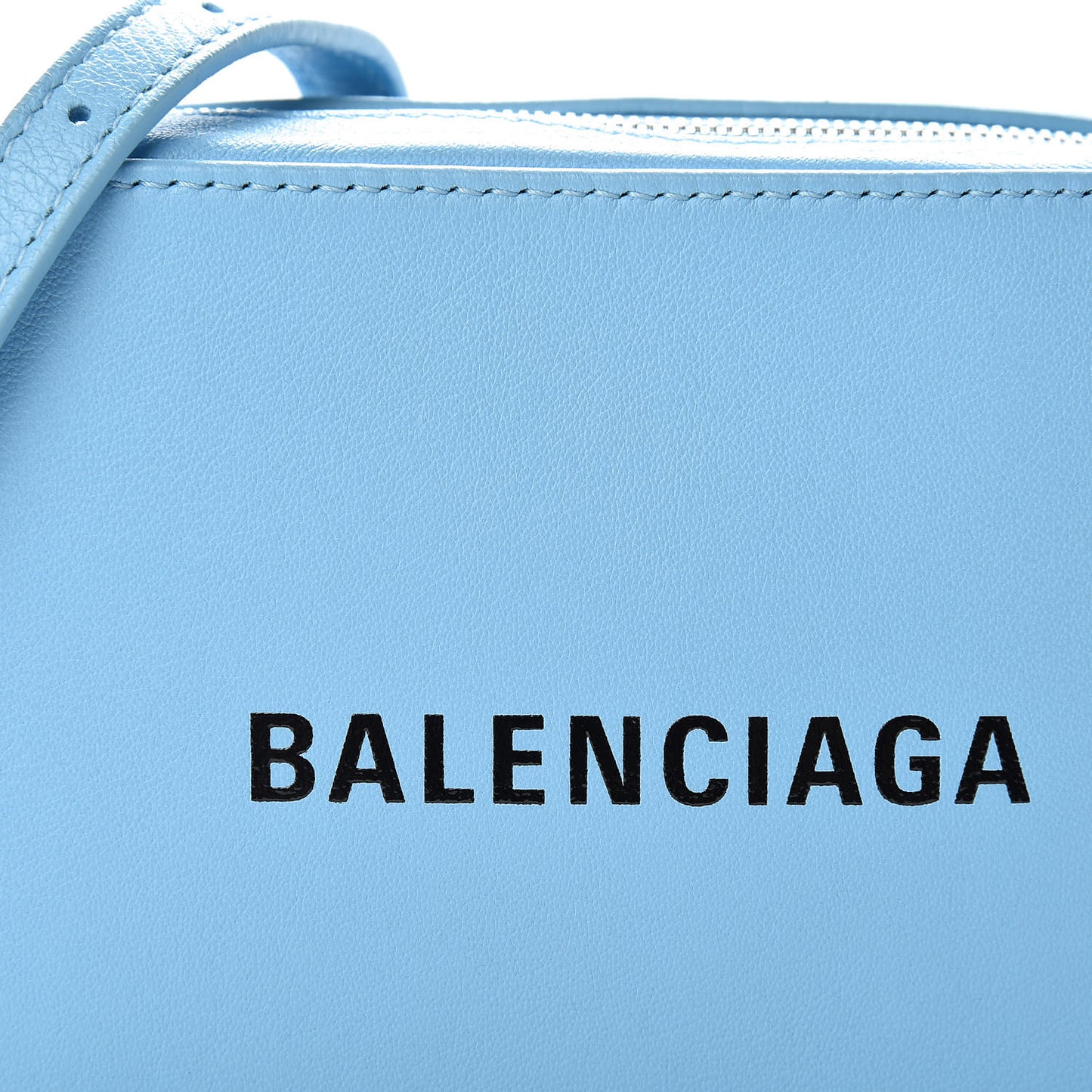 Calfskin XS Everyday Camera Bag Baby Blue Black