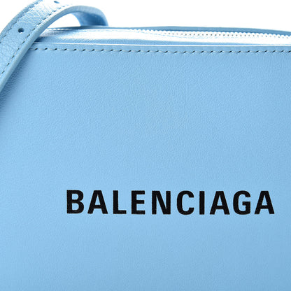 Balenciaga Calfskin XS Everyday Camera Bag Baby Blue Black 8 of 12