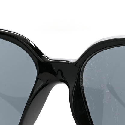 Chanel Acetate CC Sunglasses 6014 Black 8 of 9