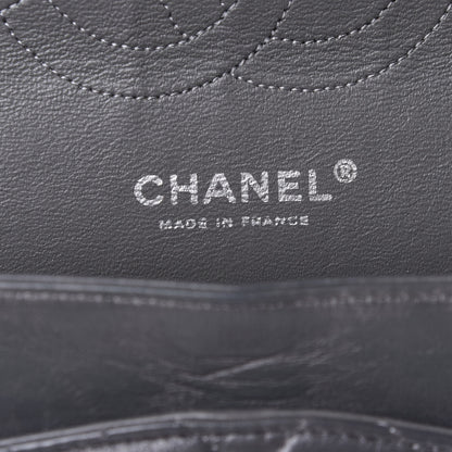 Chanel Lambskin Quilted Medium Double Flap Dark Grey 6 of 10