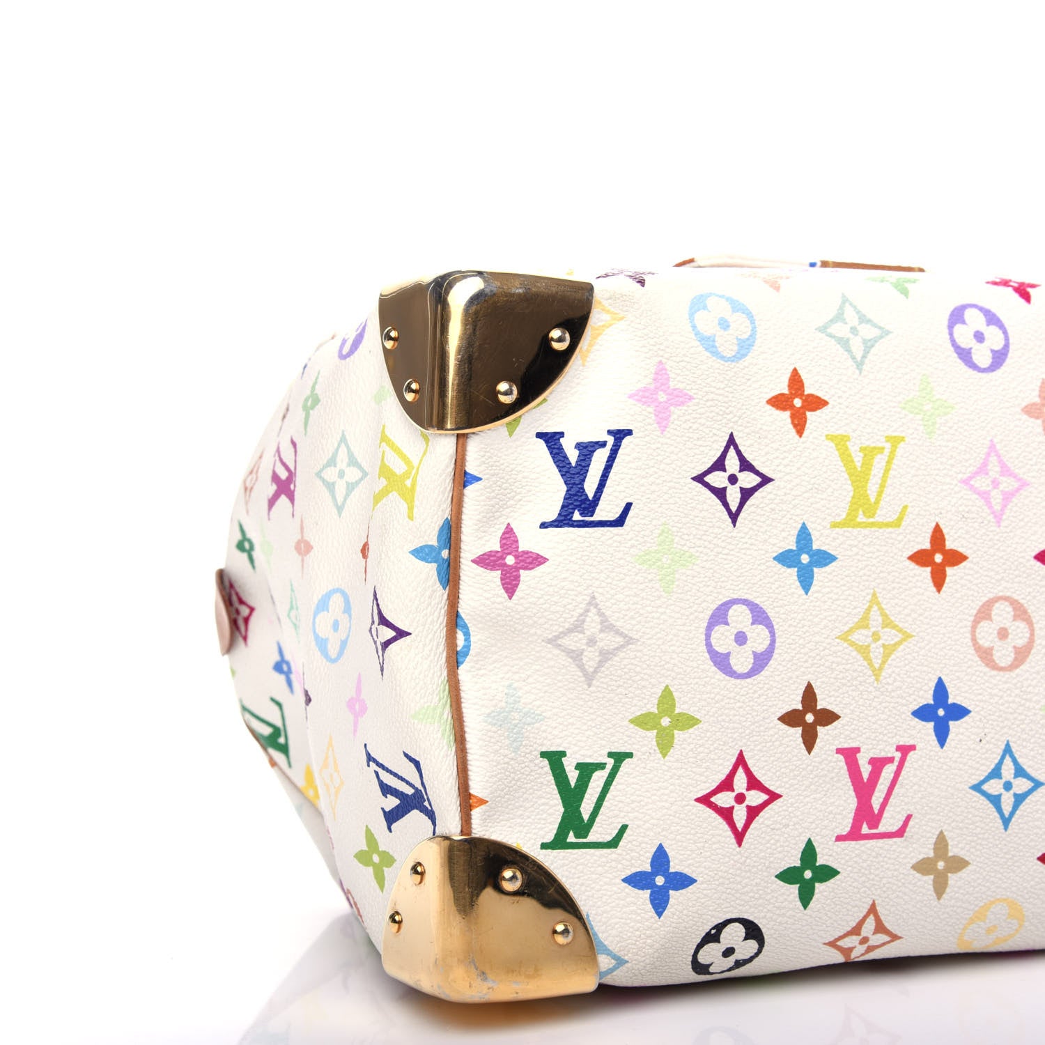Louis Vuitton Monogram Multicolor Speedy 30 White 6 of 9