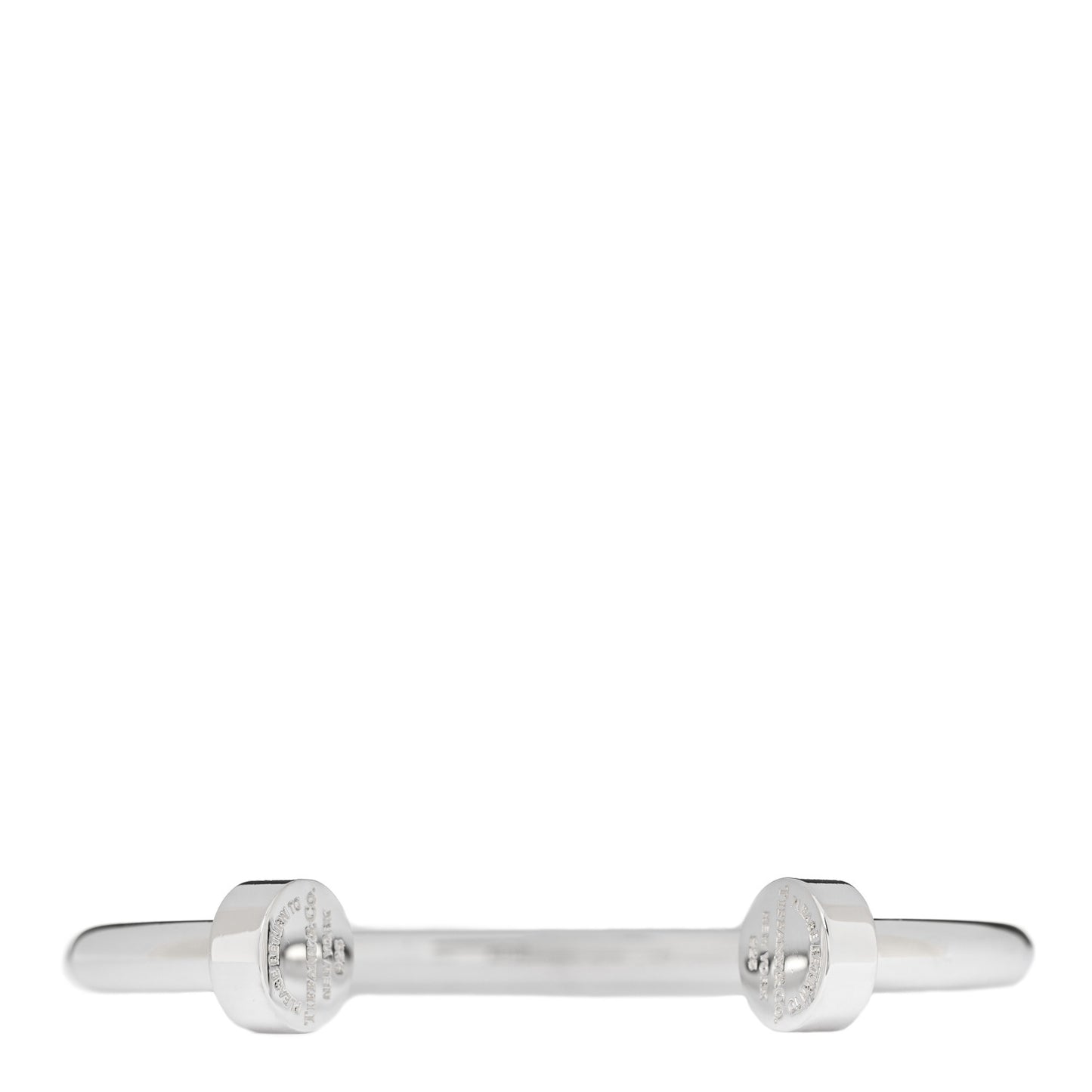 Sterling Silver Return to Tiffany Narrow Circle Edge Cuff Bracelet