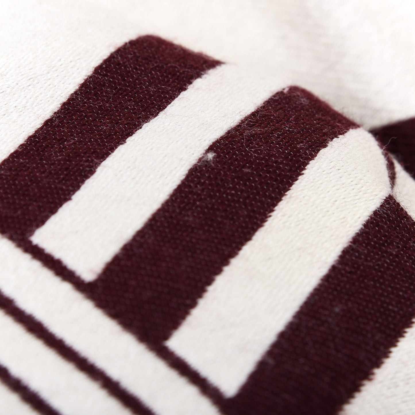 Wool Silk Karakoram Scarf Brown White