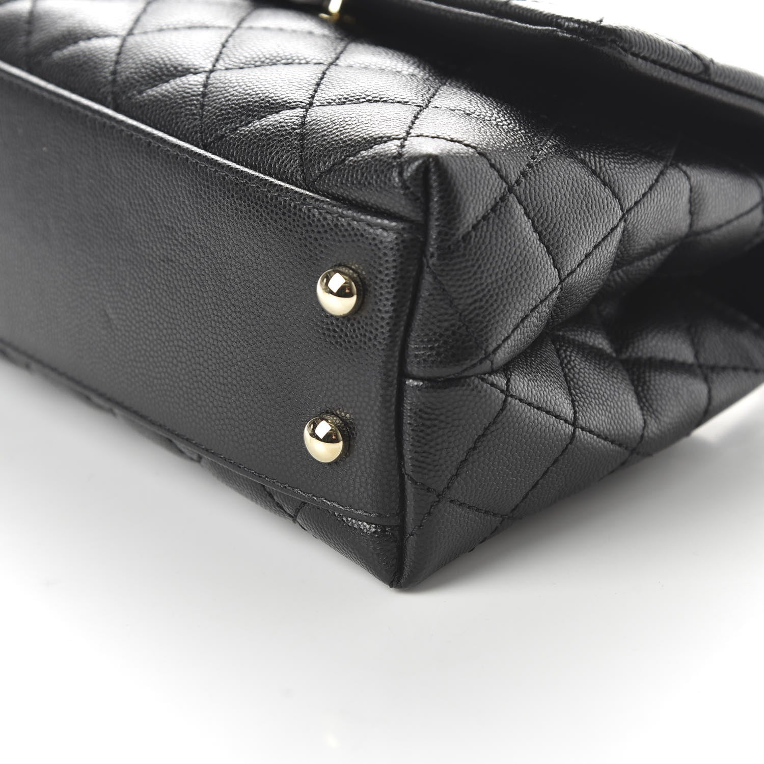 Chanel Caviar Quilted Mini Coco Handle Flap Black 7 of 10