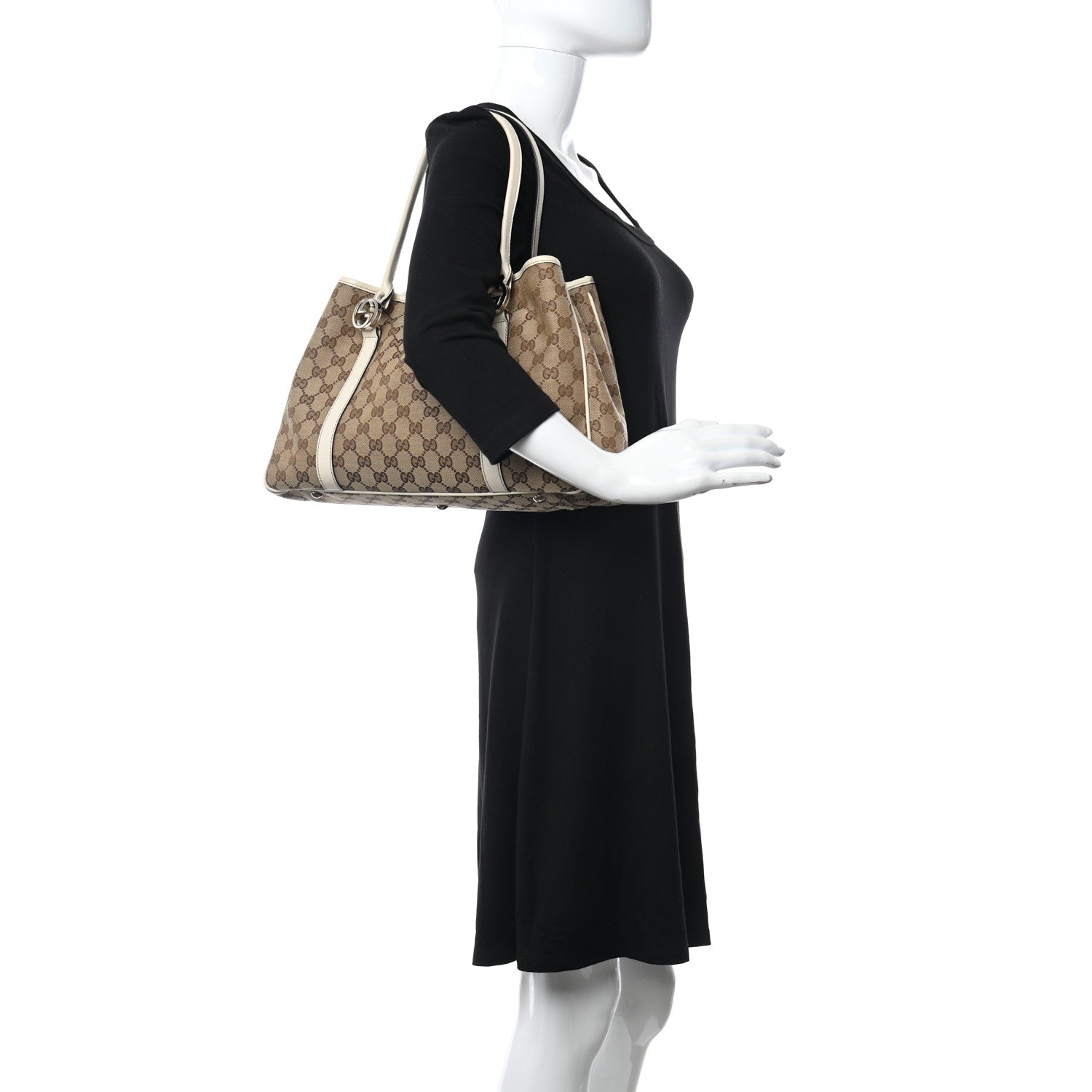 Gucci Monogram Medium Twins Tote Off White 2 of 10