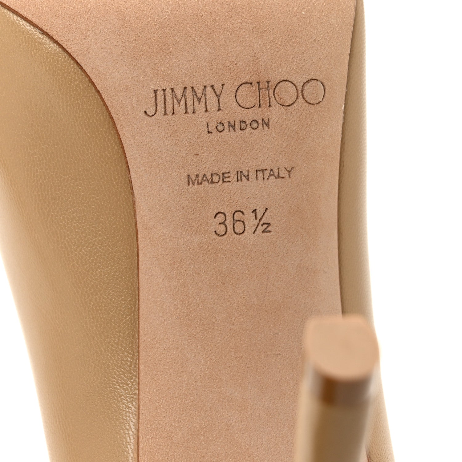 Jimmy Choo Kid Pointy Toe Romy 100 Pumps 36.5 Nude 8 of 8