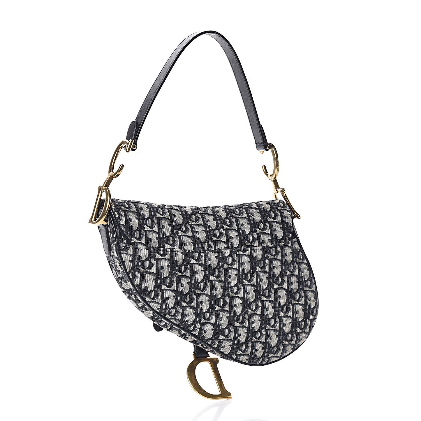 Oblique Saddle Bag Blue