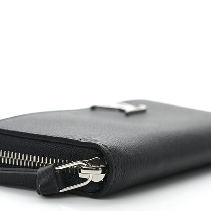 Louis Vuitton Calfskin Zippy Lockme Wallet Black 7 of 10