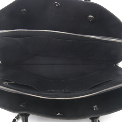 Chanel Grained Vegetal Calfskin Urban Shopping Tote Black 5 of 14