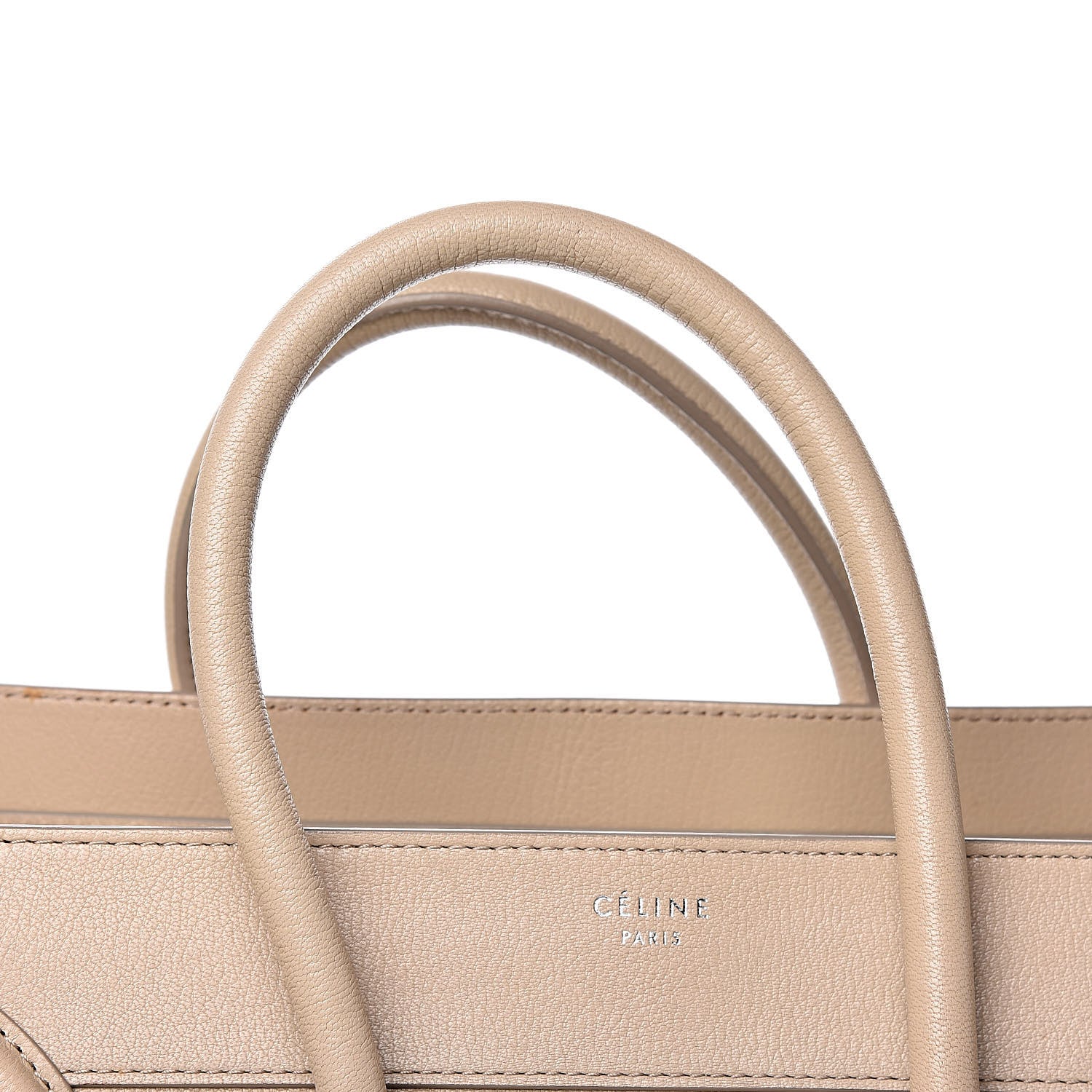 Celine Goatskin Mini Luggage Sand 7 of 9