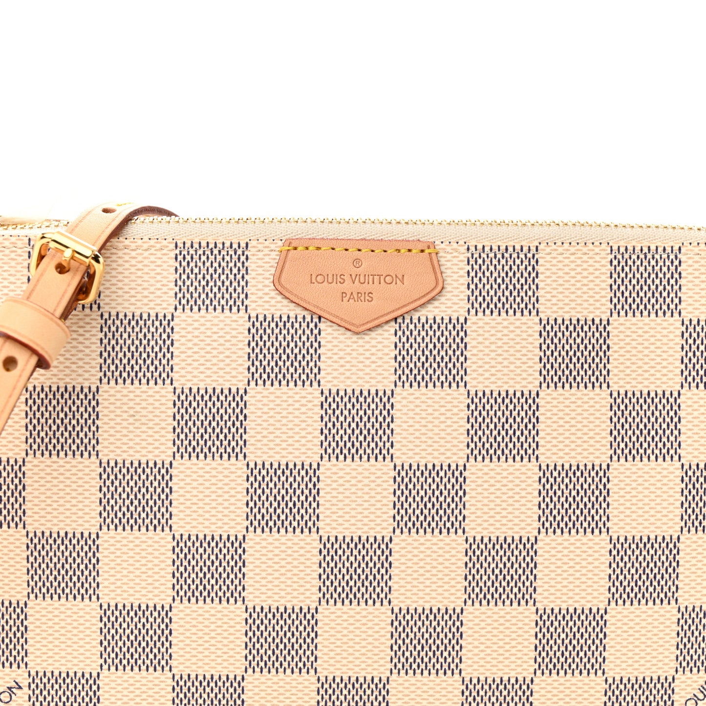 Damier Azur Double Zip Pochette