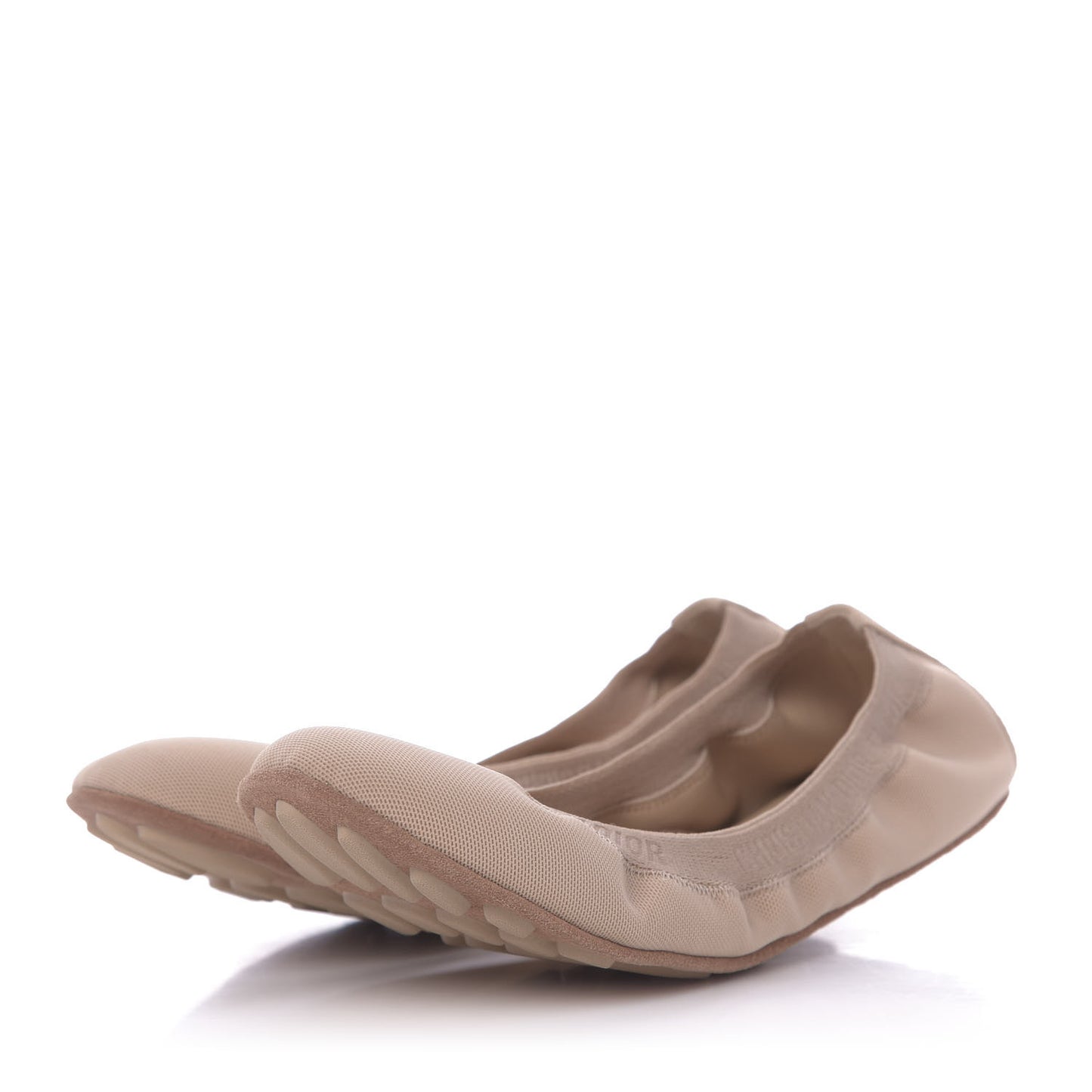 Micro Resille Academy Ballerina Flats 37.5 Nude