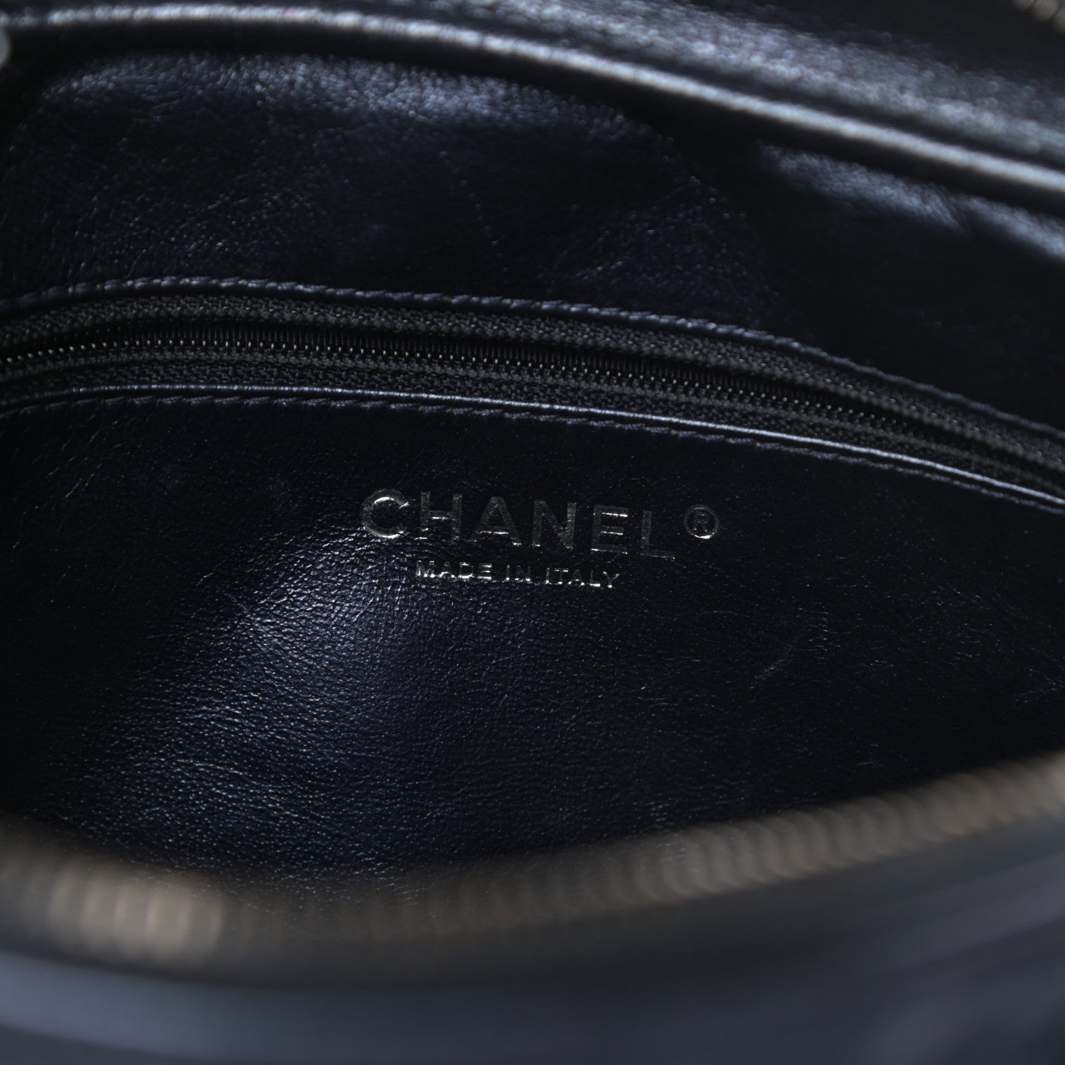 Chanel Metallic Aged Calfskin Quilted Medium Reissue Camera Case Bag Blue 6 of 10