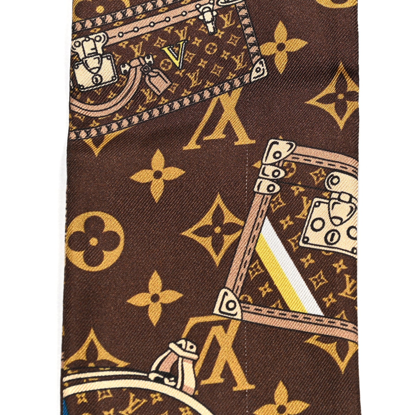 Silk Monogram Trunks Bandeau
