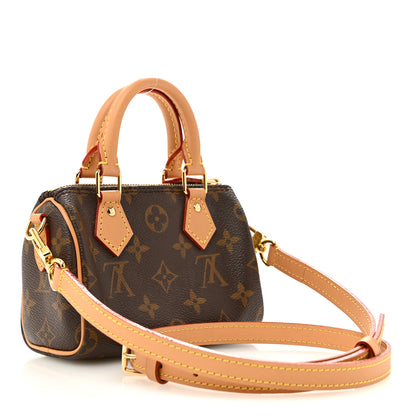 Louis Vuitton Monogram Nano Speedy Bandouliere 3 of 10