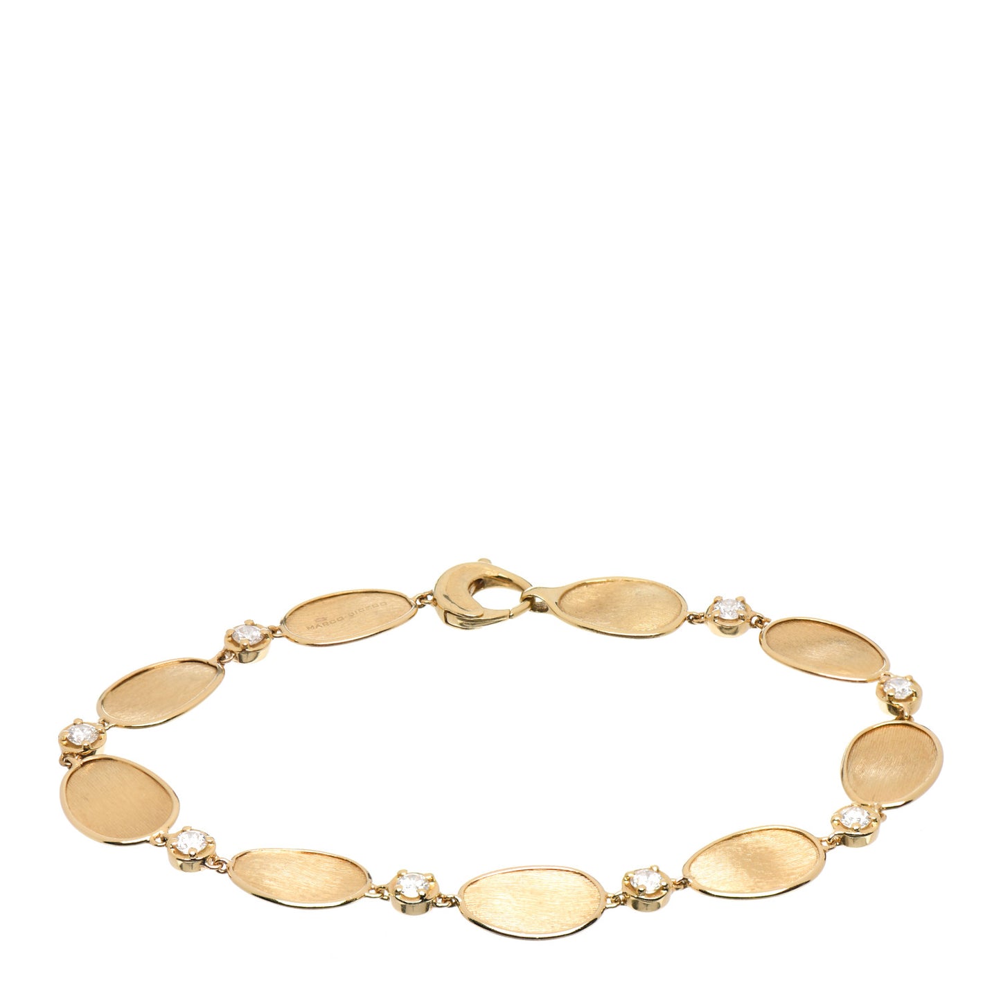 18K Yellow Gold Diamond Lunaria Bracelet