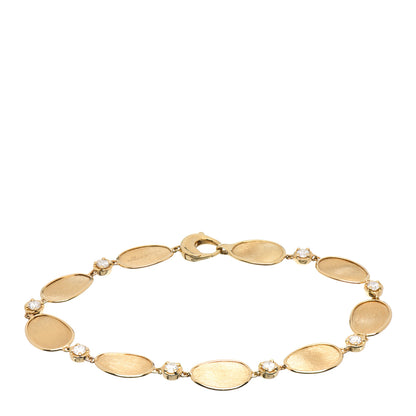 Marco Bicego 18K Yellow Gold Diamond Lunaria Bracelet 1 of 4