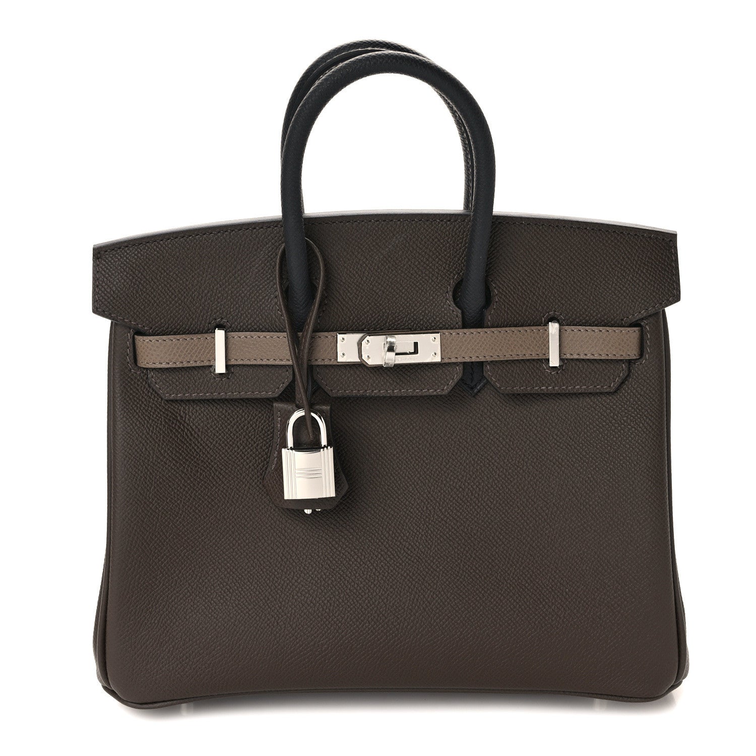 Hermes Epsom Birkin 25 Ecorce Etoupe Black Ecorce Etoupe Black 1 of 10