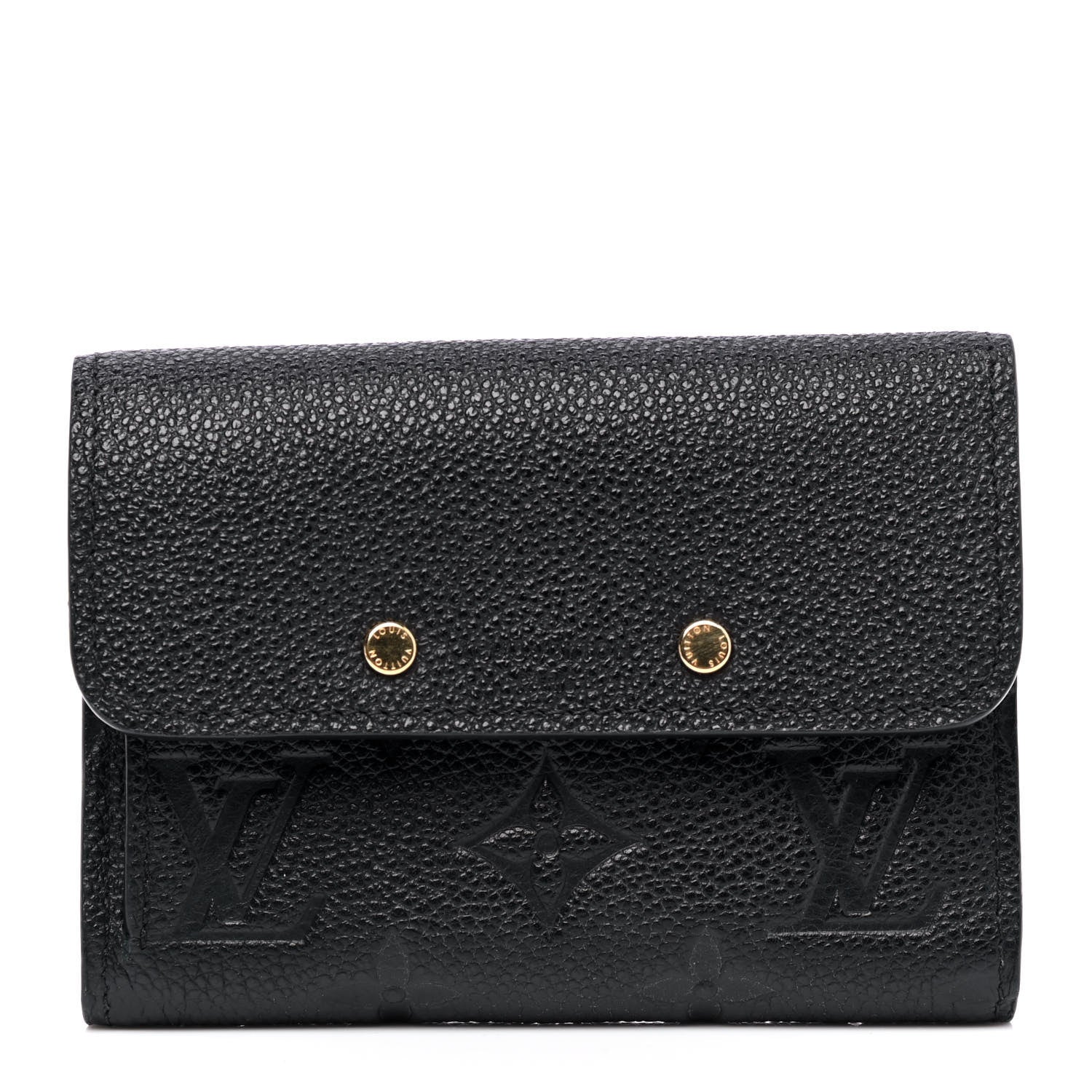 Louis Vuitton Empreinte Pont-Neuf Compact Wallet Black 1 of 5