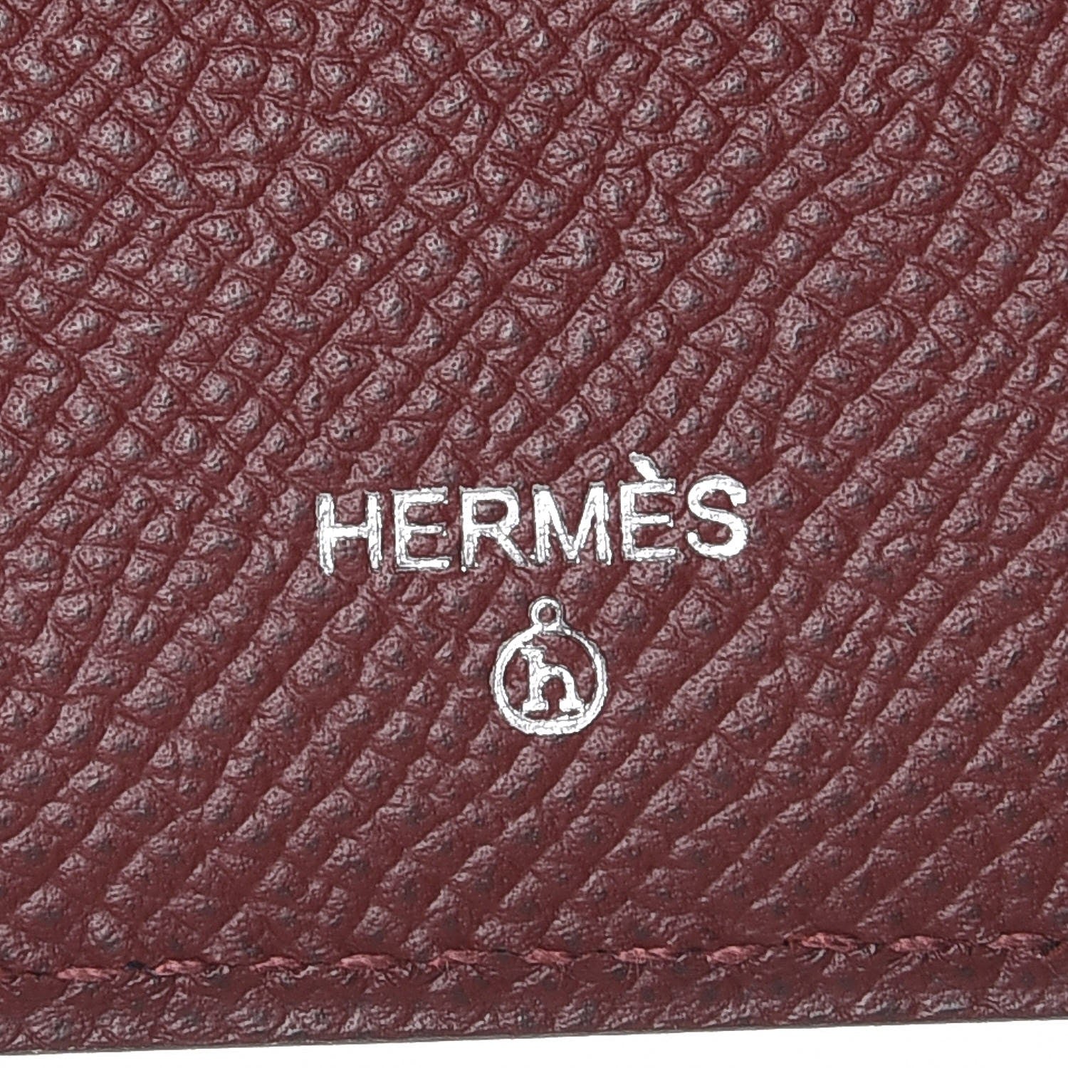 Hermes Epsom Petit H Flat Case Bleu Rouge H 5 of 6
