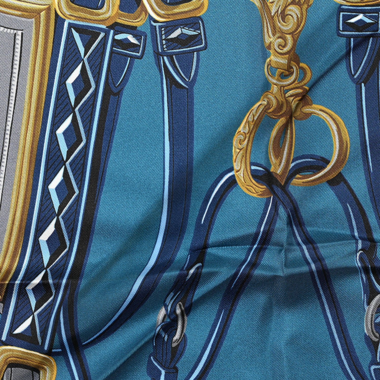 Hermes Silk Brides De Gala Brode Scarf 90 6 of 8