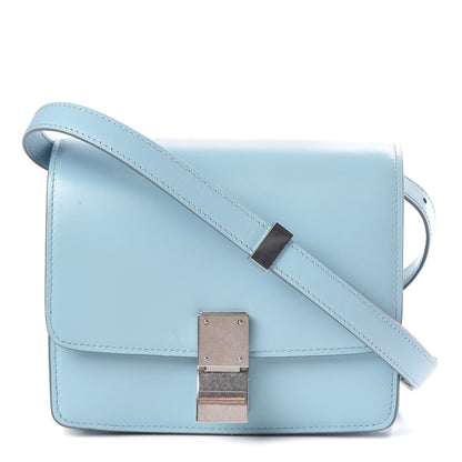 Celine Smooth Calfskin Small Classic Box Flap Bag Azur 1 of 13