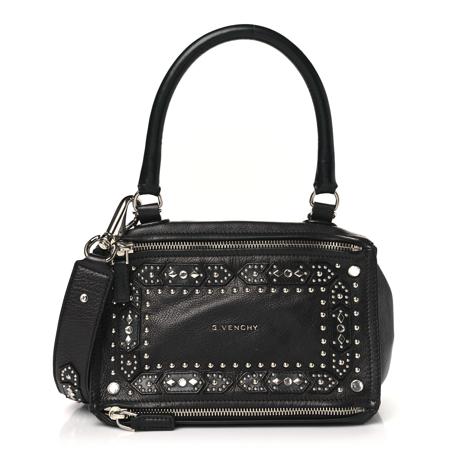 Givenchy Calfskin Studded Medium Pandora Black 1 of 11